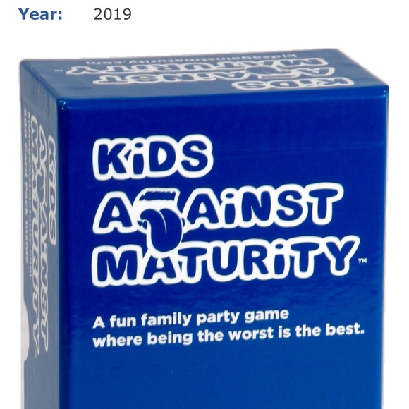 Cards Against Humanity Other - $30 NIB Kids Against Maturity card set